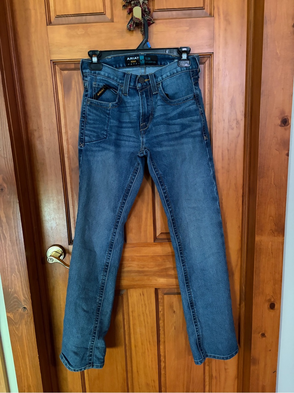 Ariat rebar M7 jeans 28 x 32 men’s slim straight leg Work Wear Denim